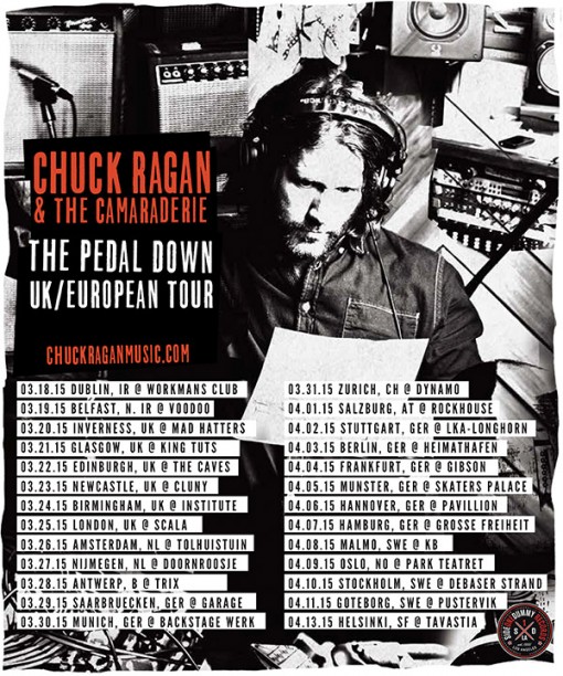 Chuck Ragan and The Camaraderie to Amsterdam and Nijmegen next March